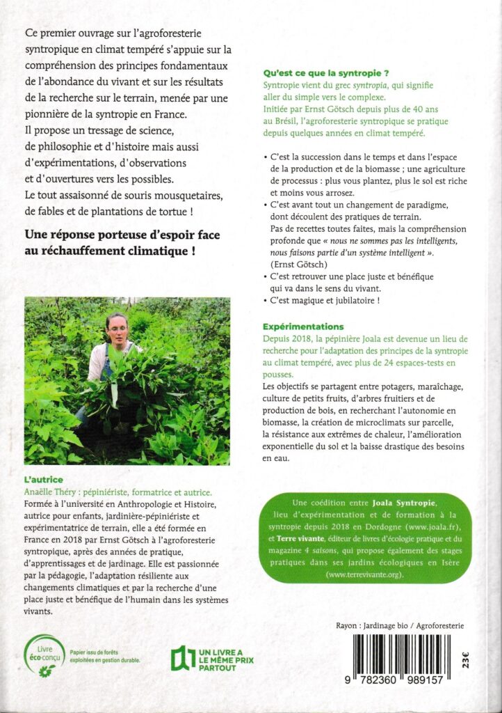 Bienvenue en syntropie - verso