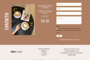 Site Anacam Agency - Formulaire de contact (ESP) Site Anacam Agency - Formulaire de contact (espagnol)