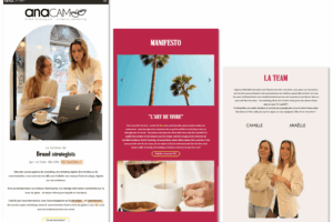 Site Anacam Agency - Page d'accueil (version mobile) Site Anacam Agency - Page d'accueil (version mobile)