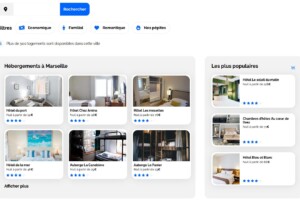 Site Booki - Page d'accueil desktop Site Booki - Page d'accueil desktop