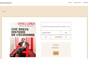 Site Vieux Grimoire - Page de rating de livre Site Vieux Grimoire - Page de rating de livre