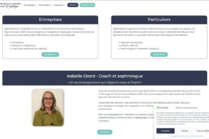 Site I-Girard Coach & Sophrologue Site I-Girard - Aperçu de l'offre et présentation